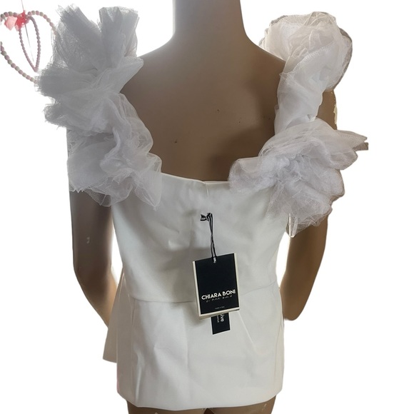 Chiara Boni La Petite Robe New Illusion Top size 10 - Picture 5 of 9